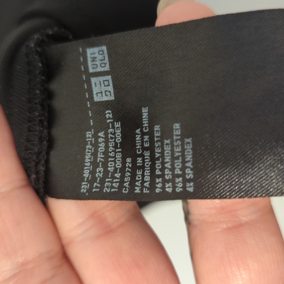 Uniqlo Black Peplum Top - Picture 6 of 6